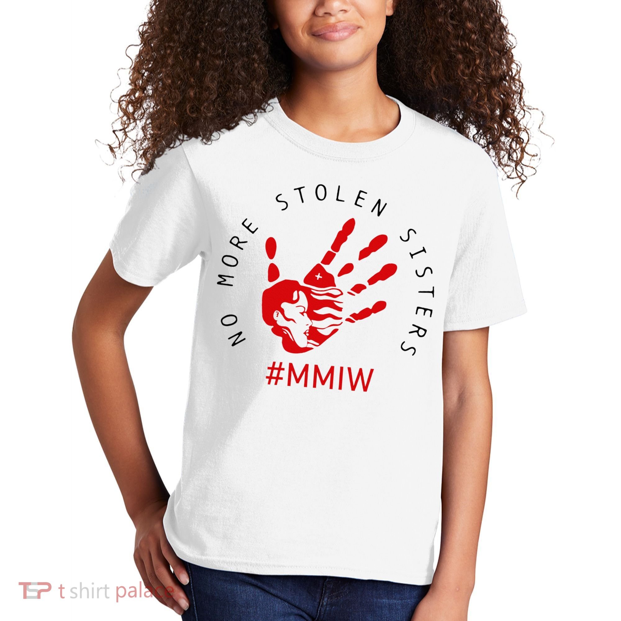 Mmiw Missing Native American Indigenous Women Sisters Red Kids T-Shirt
