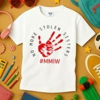 Mmiw Missing Native American Indigenous Women Sisters Red Kids T-Shirt thumb 3