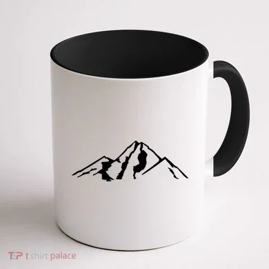Mountains Coffee Mug back