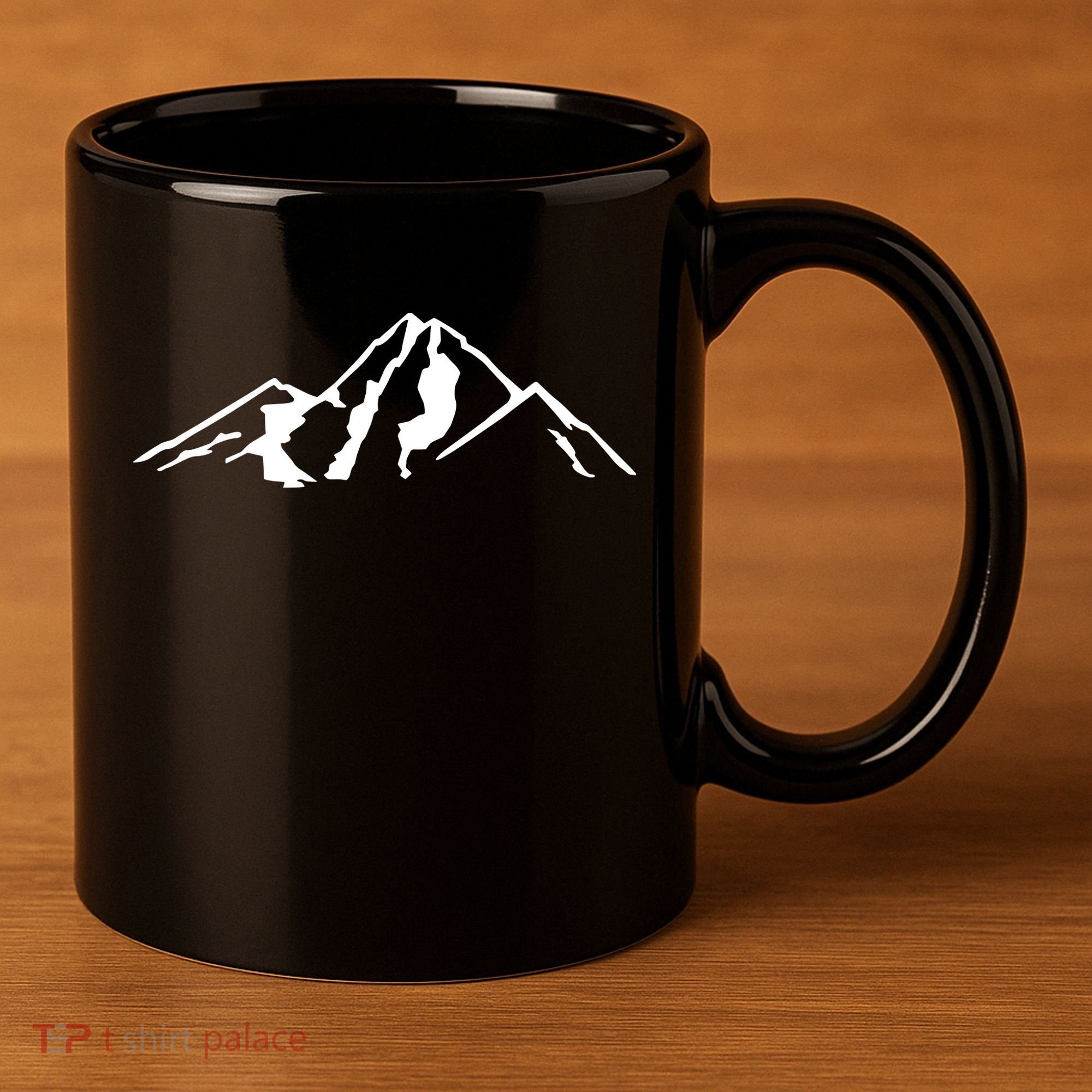Mountains 11oz C Handle Ceramic Mug