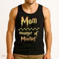 Mom Manager Of Mischief Gift Tank Top thumb 3