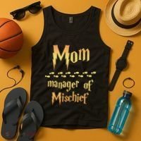 Mom Manager Of Mischief Gift Tank Top thumb 4