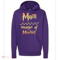 Mom Manager Of Mischief Gift Hoodie thumb 0