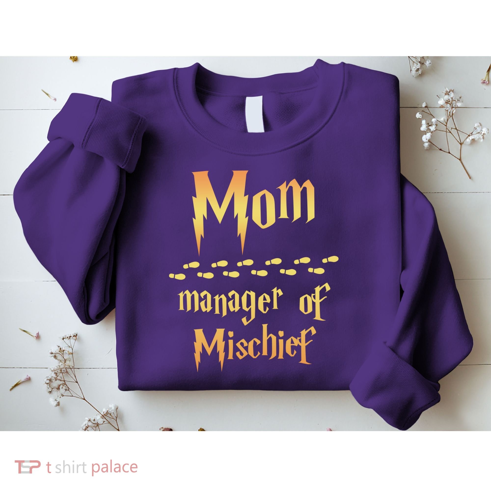 Mom Manager Of Mischief Gift Sweatshirt