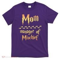 Mom Manager Of Mischief Gift T-Shirt thumb 0