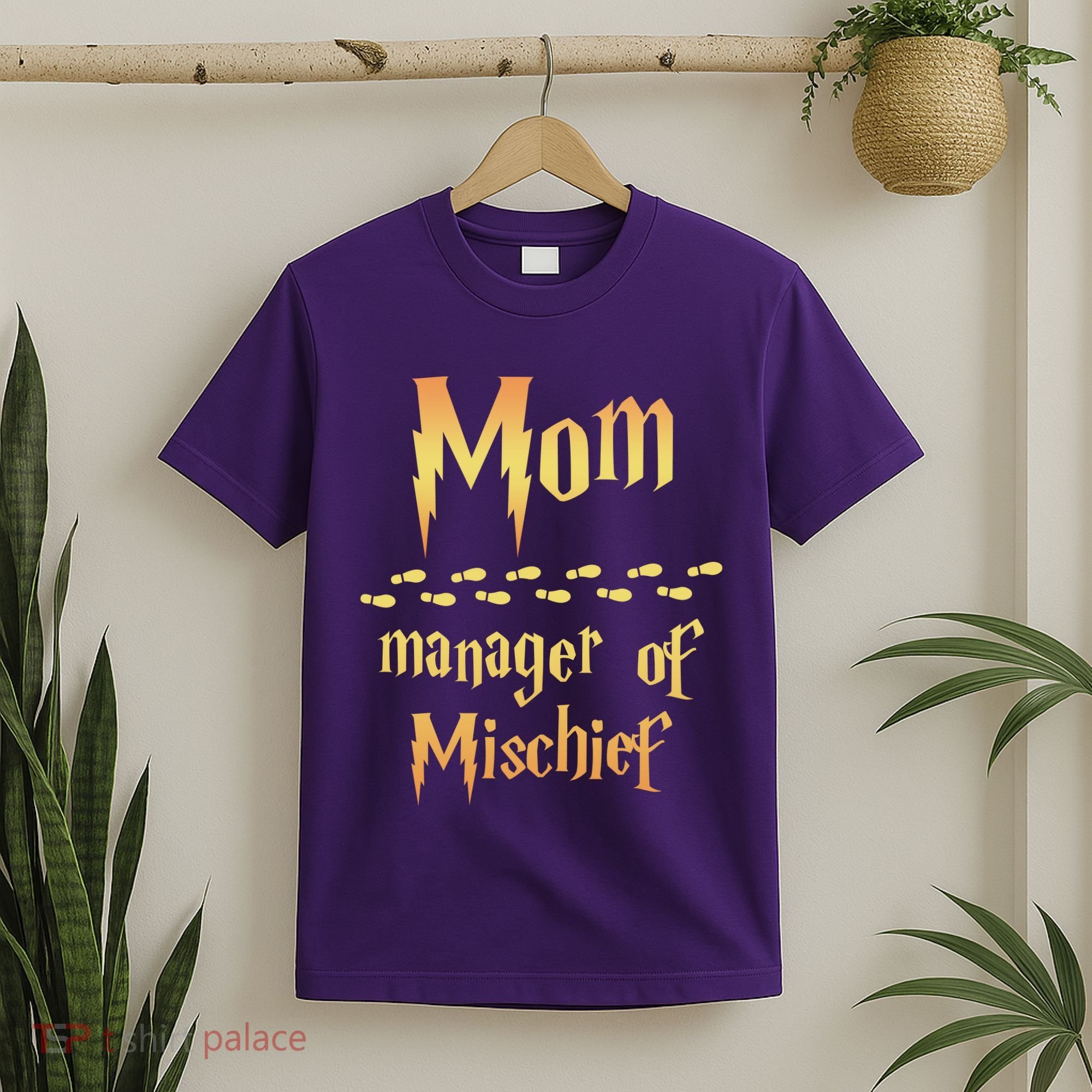 Mom Manager Of Mischief Gift T-Shirt