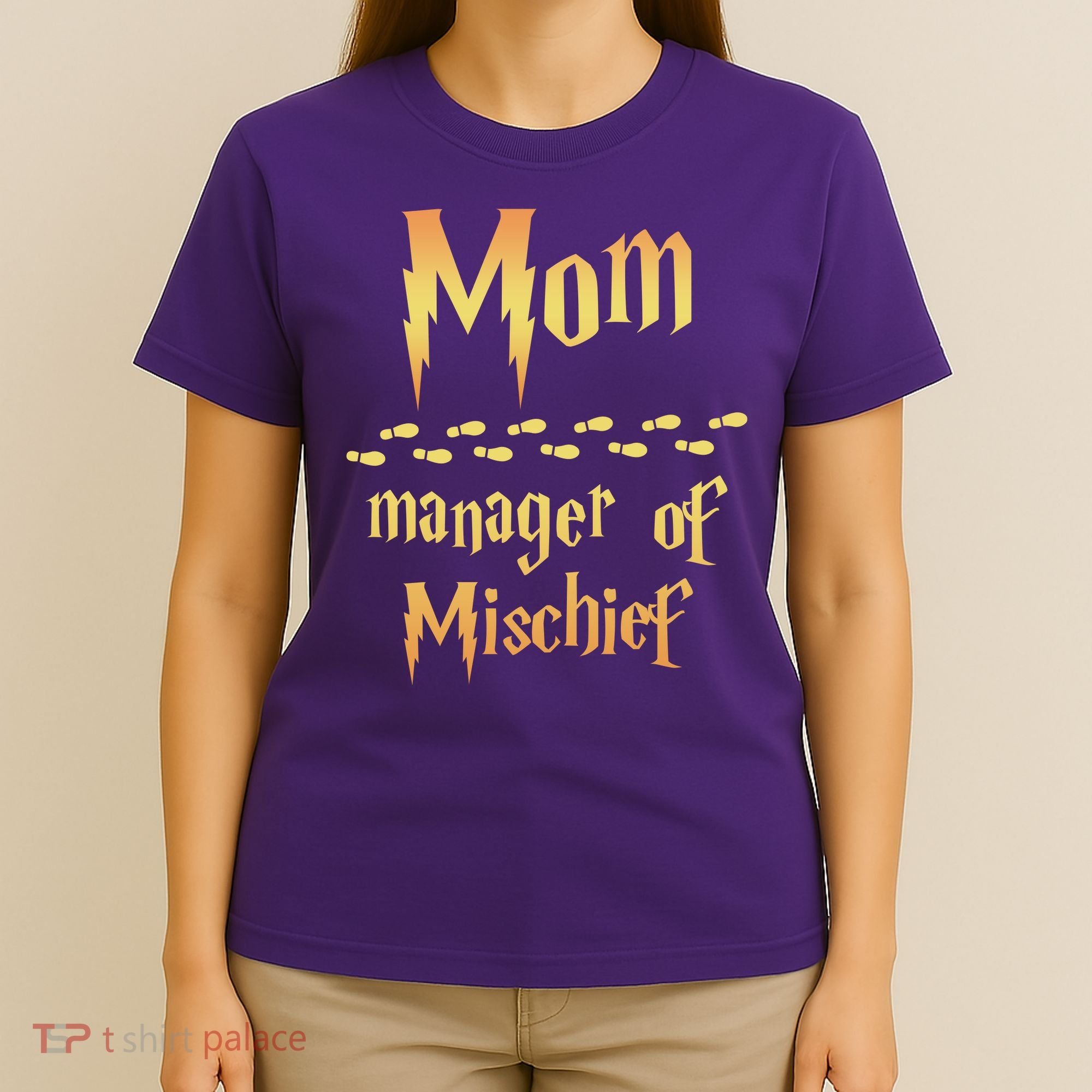 Mom Manager Of Mischief Gift T-Shirt
