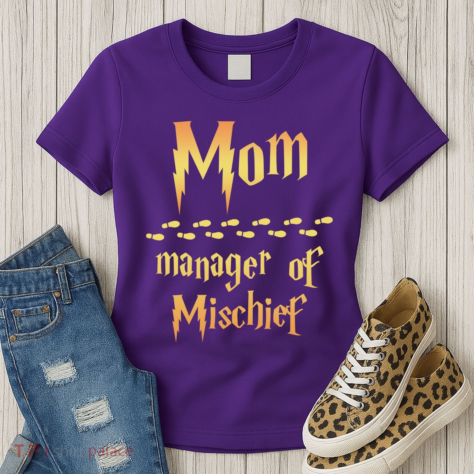 Mom Manager Of Mischief Gift Women's T-Shirt
