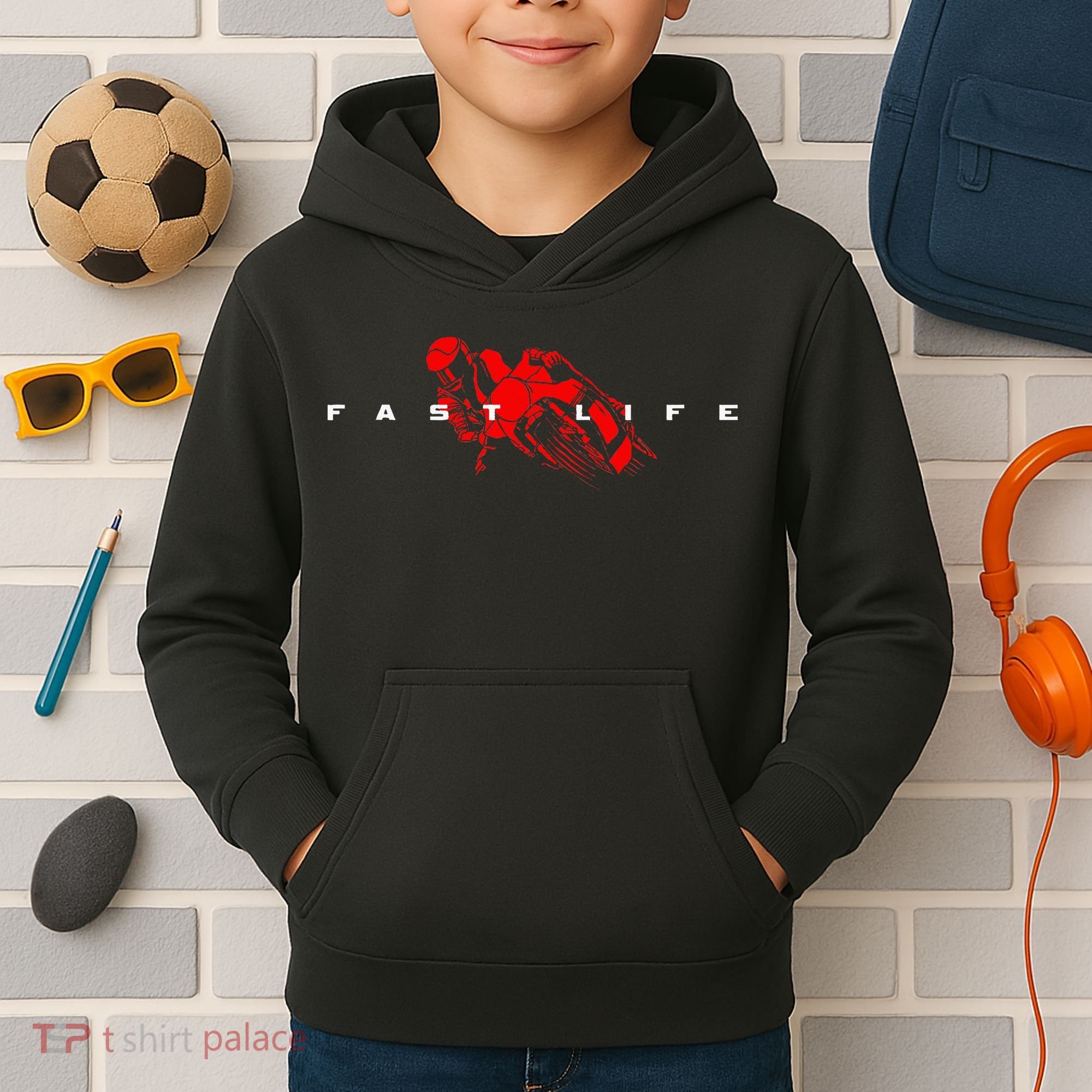 Motorcycle Kids Hoodie