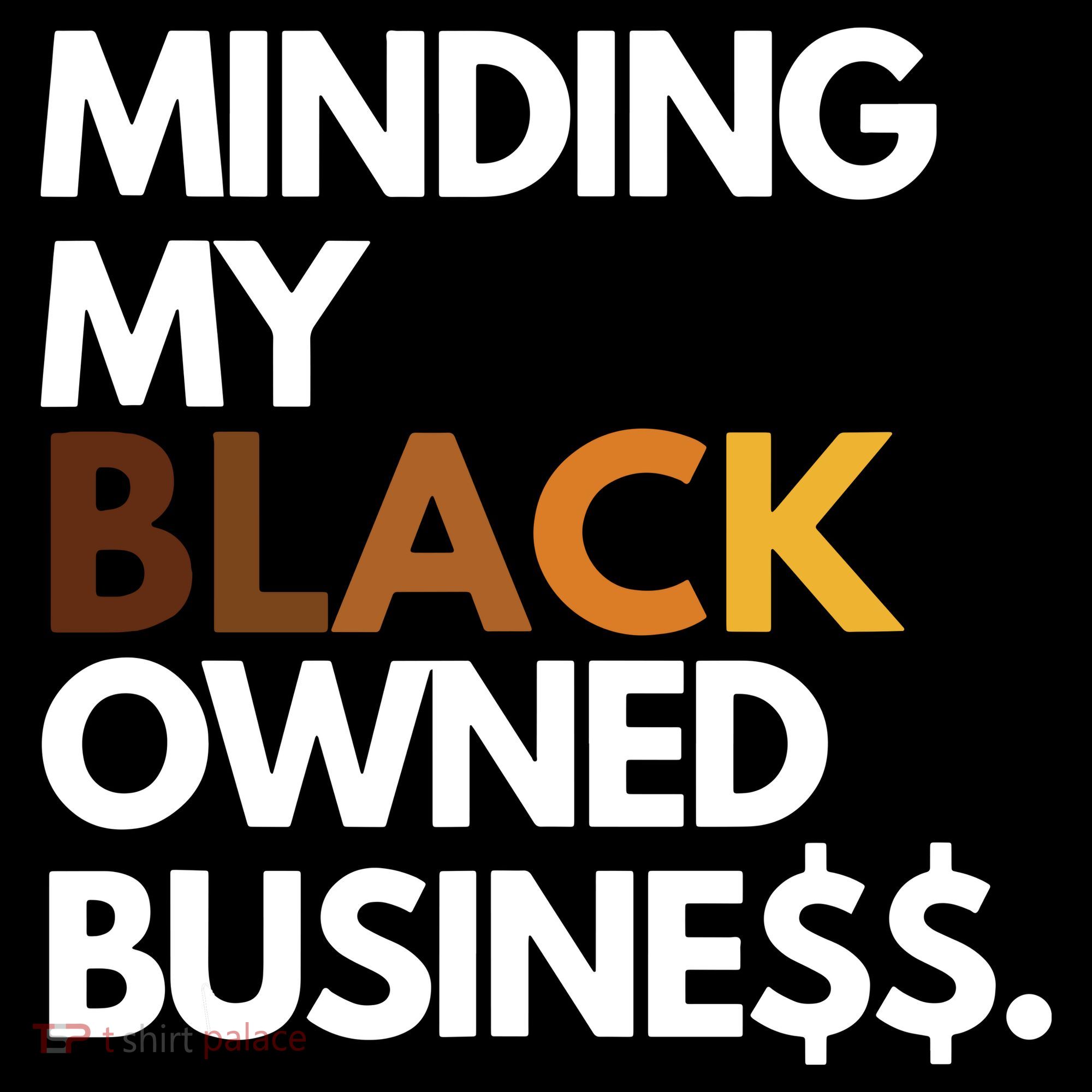 Minding My Owned Black Business Coaster