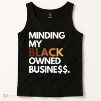 Minding My Owned Black Business Tank Top thumb 2