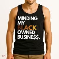 Minding My Owned Black Business Tank Top thumb 3