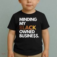 Minding My Owned Black Business Toddler T-Shirt thumb 2