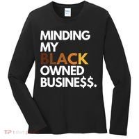 Minding My Owned Black Business Women's Long Sleeve Shirt thumb 0