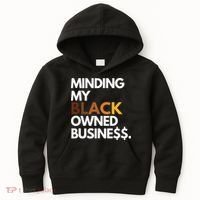 Minding My Owned Black Business Kids Hoodie thumb 0