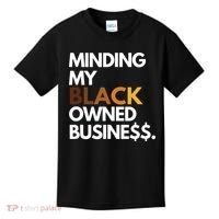 Minding My Owned Black Business Kids T-Shirt thumb 0