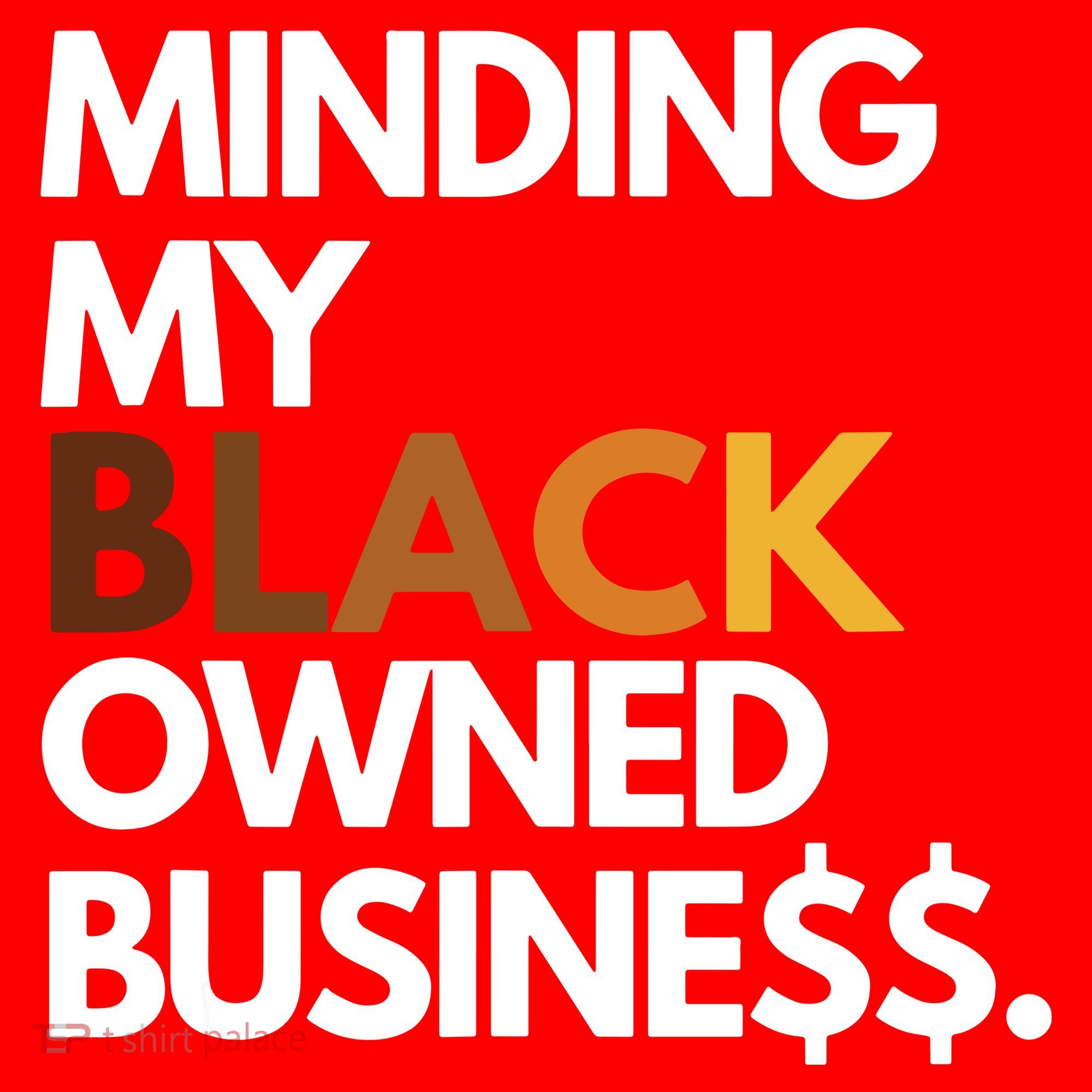 Minding My Owned Black Business Santa Hat
