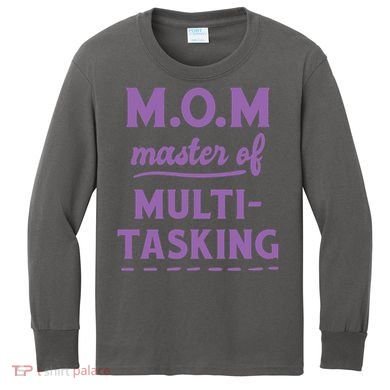MOM Master Of Multitasking Kids Long Sleeve Shirt