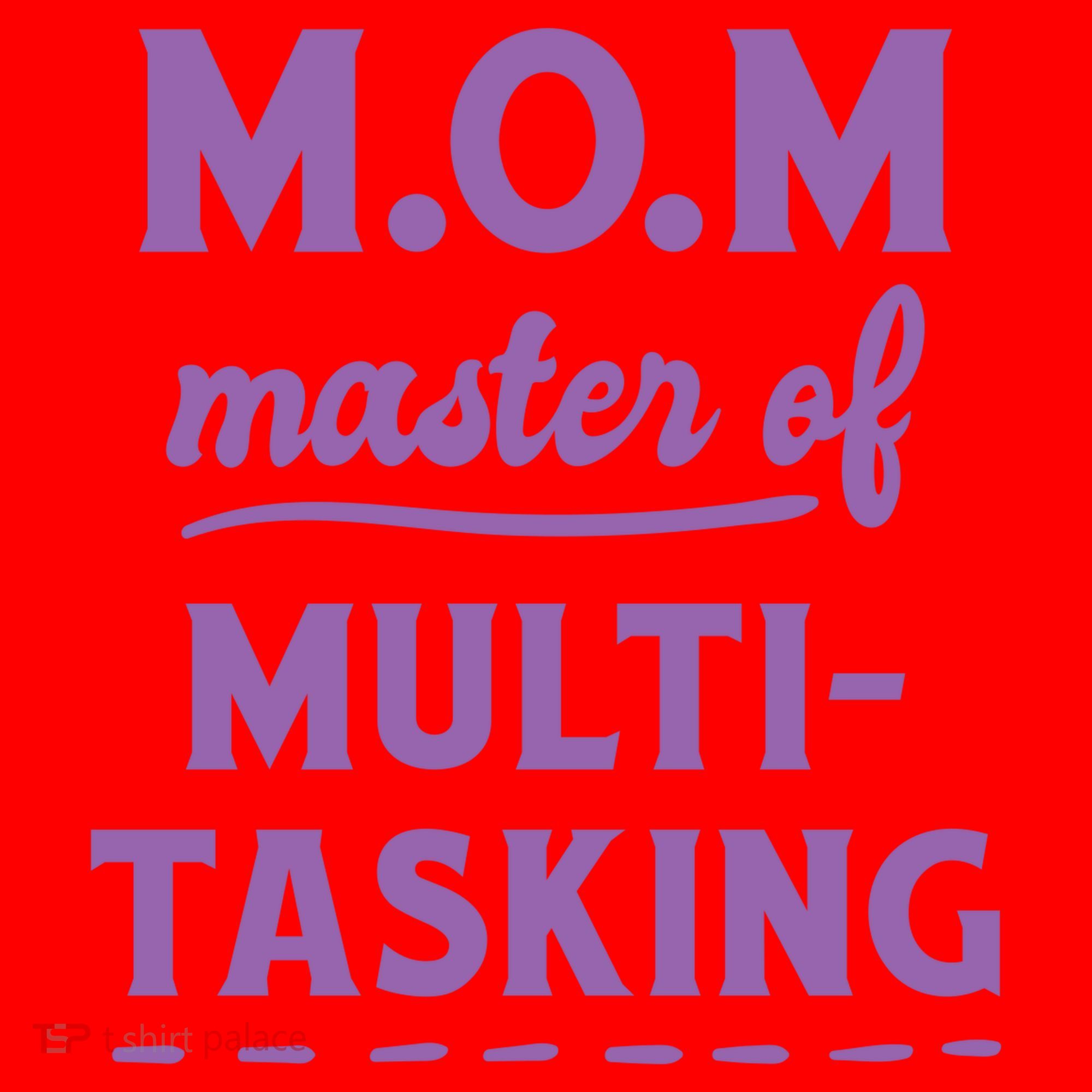 MOM Master Of Multitasking Santa Hat