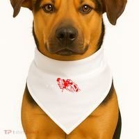 Motorcycle USA-Made Doggie Bandana thumb 1