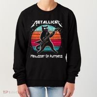 Metallicat Meowster Of Purrpets Funny Cat Women's Sweatshirt thumb 0