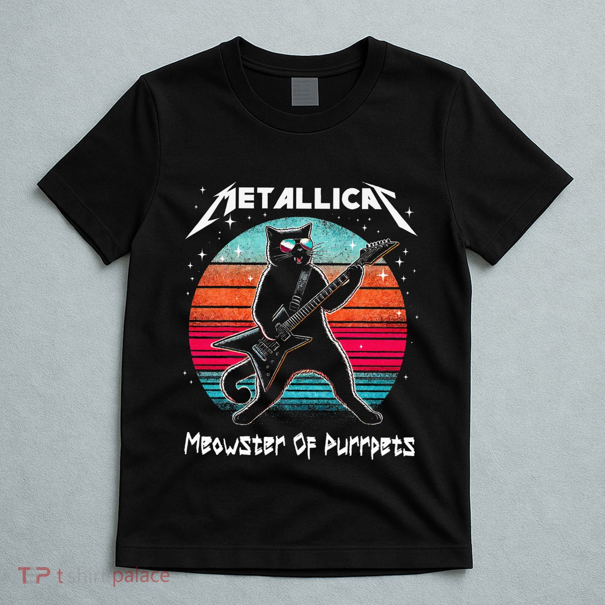 Metallicat Meowster Of Purrpets Funny Cat T-Shirt