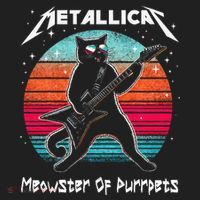 Metallicat Meowster Of Purrpets Funny Cat Beanie thumb 2