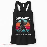 Metallicat Meowster Of Purrpets Funny Cat Women's Tank Top thumb 0