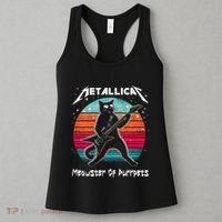 Metallicat Meowster Of Purrpets Funny Cat Women's Tank Top thumb 3