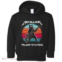 Metallicat Meowster Of Purrpets Funny Cat Toddler Hoodie thumb 0