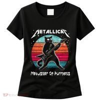 Metallicat Meowster Of Purrpets Funny Cat Women's T-Shirt thumb 0