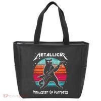 Metallicat Meowster Of Purrpets Funny Cat Tote Bag thumb 0