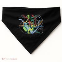 Metro Map Of Washington Dc Art Gift City Rail Transit USA-Made Doggie Bandana thumb 0
