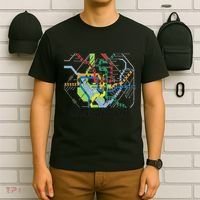Metro Map Of Washington Dc Art Gift City Rail Transit T-Shirt thumb 6