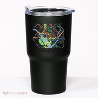 Metro Map Of Washington Dc Art Gift City Rail Transit Tumbler thumb 0