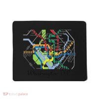 Metro Map Of Washington Dc Art Gift City Rail Transit Mousepad thumb 0