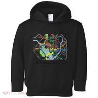 Metro Map Of Washington Dc Art Gift City Rail Transit Toddler Hoodie thumb 0