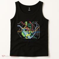 Metro Map Of Washington Dc Art Gift City Rail Transit Tank Top thumb 2