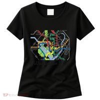 Metro Map Of Washington Dc Art Gift City Rail Transit Women's T-Shirt thumb 0