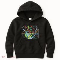 Metro Map Of Washington Dc Art Gift City Rail Transit Kids Hoodie thumb 0