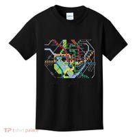 Metro Map Of Washington Dc Art Gift City Rail Transit Kids T-Shirt thumb 0