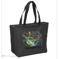 Metro Map Of Washington Dc Art Gift City Rail Transit Tote Bag thumb 2