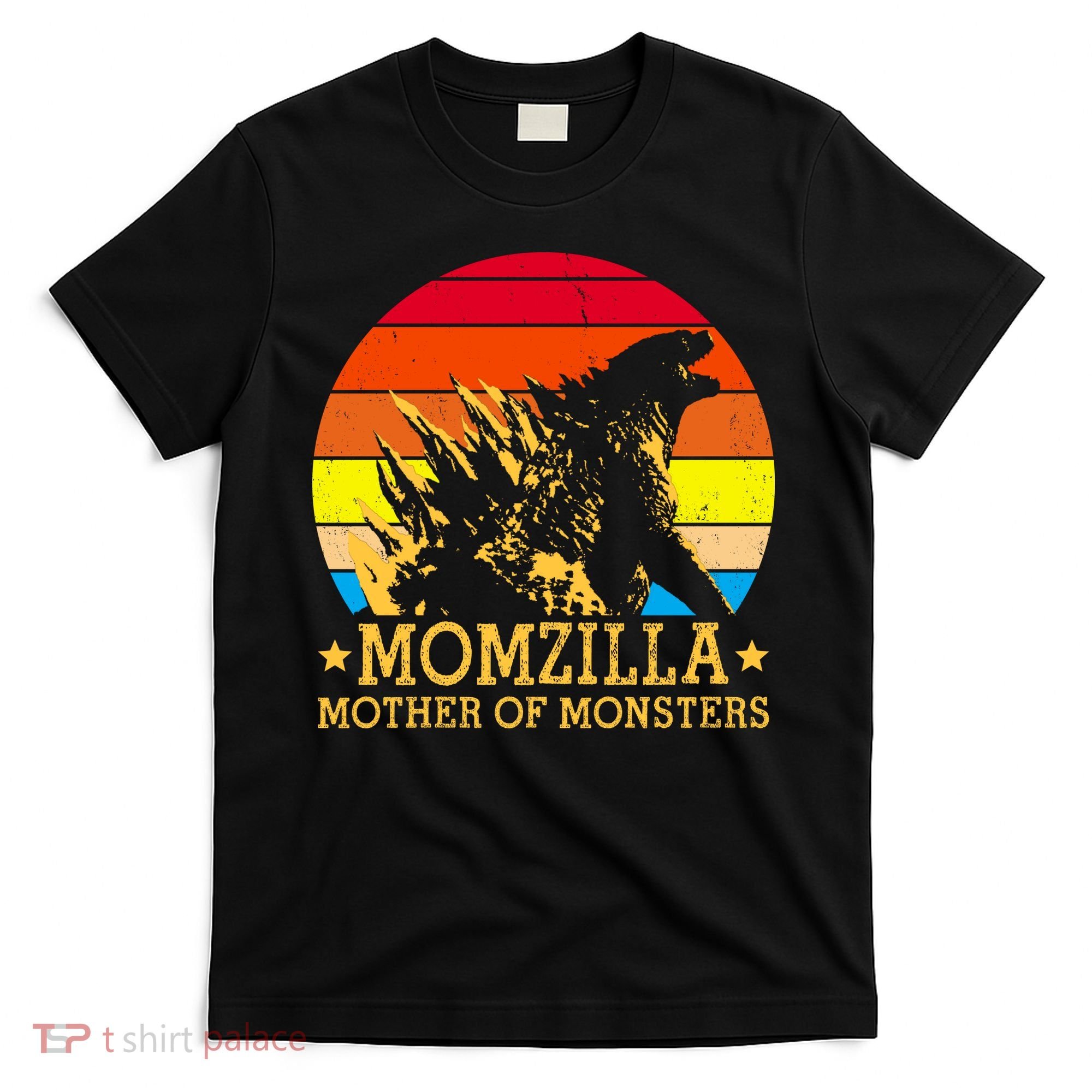 Momzilla Mother Of The Monsters Retro Vintage T-Shirt