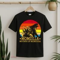 Momzilla Mother Of The Monsters Retro Vintage T-Shirt thumb 2