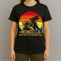 Momzilla Mother Of The Monsters Retro Vintage T-Shirt thumb 4