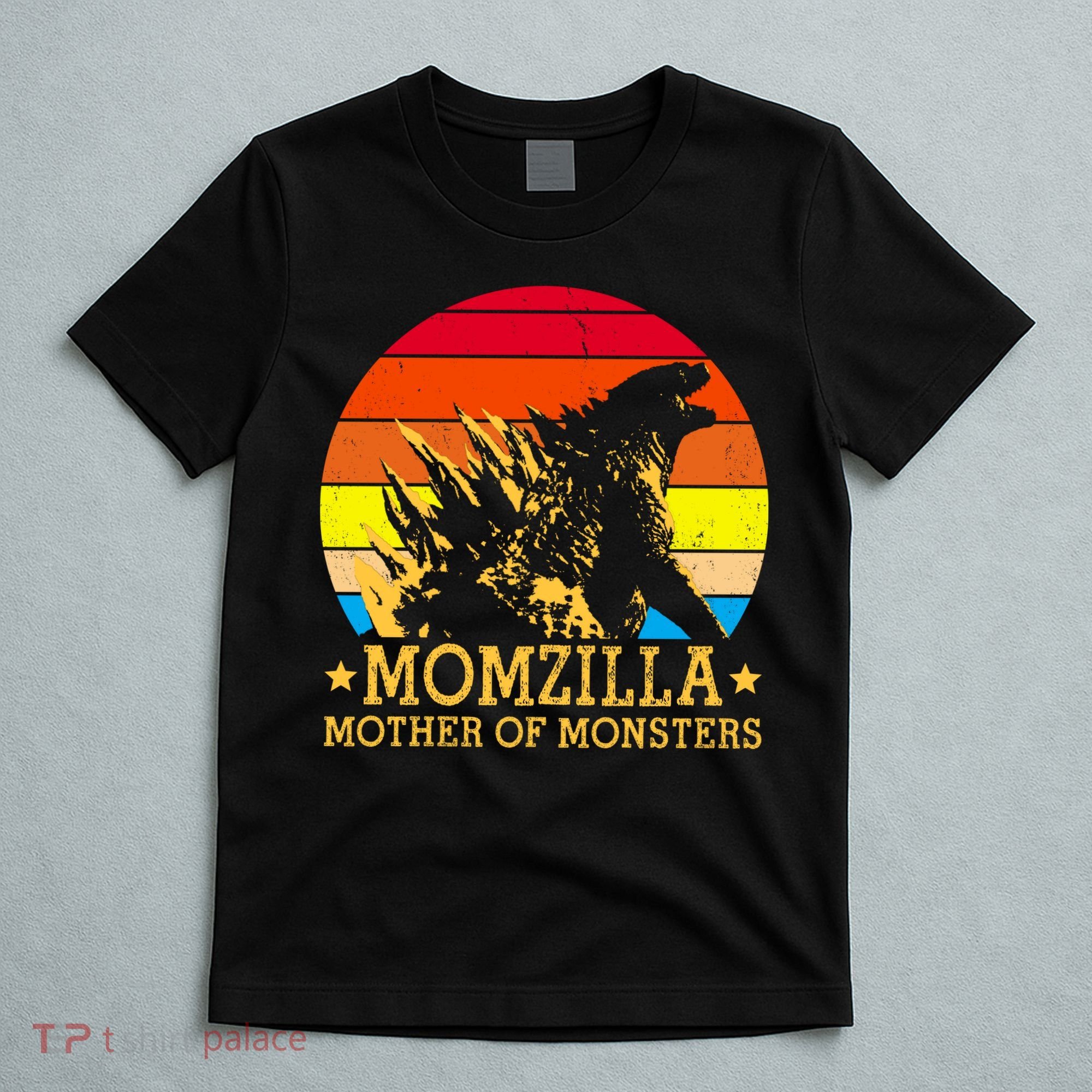 Momzilla Mother Of The Monsters Retro Vintage T-Shirt