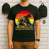 Momzilla Mother Of The Monsters Retro Vintage T-Shirt thumb 6