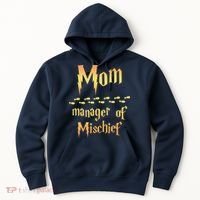 Mom Manager Of Mischief Mothers Day Gift Hoodie thumb 0