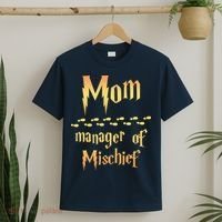 Mom Manager Of Mischief Mothers Day Gift T-Shirt thumb 2