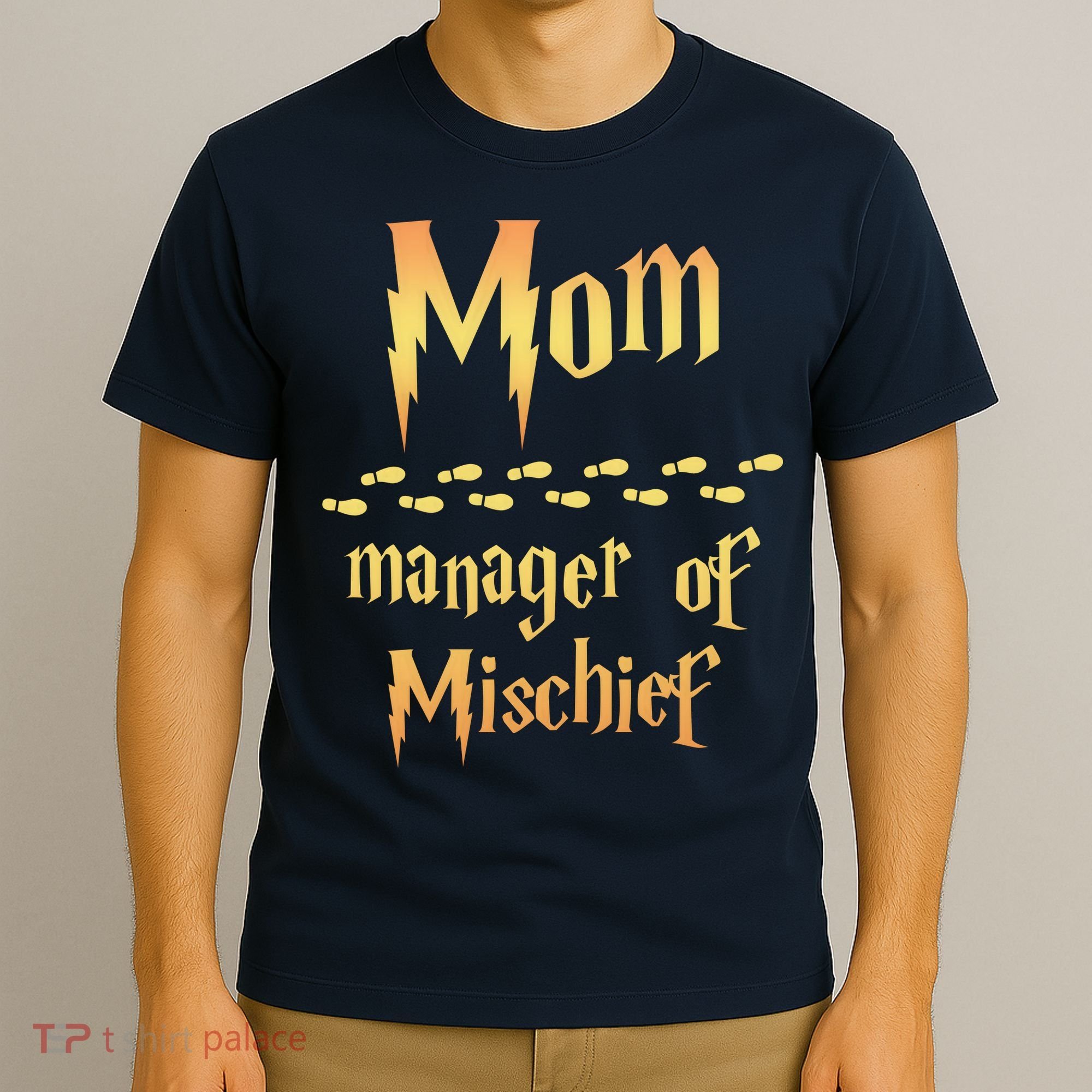 Mom Manager Of Mischief Mothers Day Gift T-Shirt